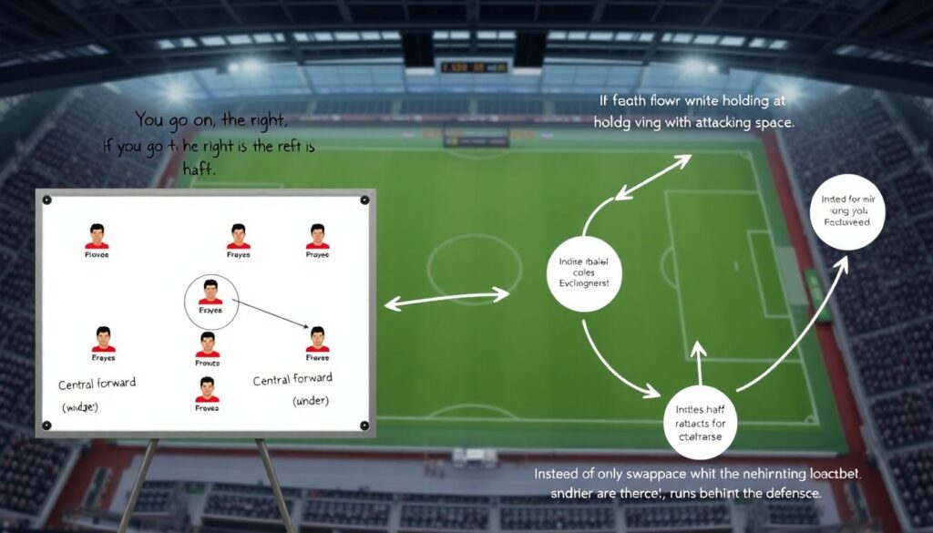 Адаптация формы и ролей игроков во втором тайме - иллюстрация