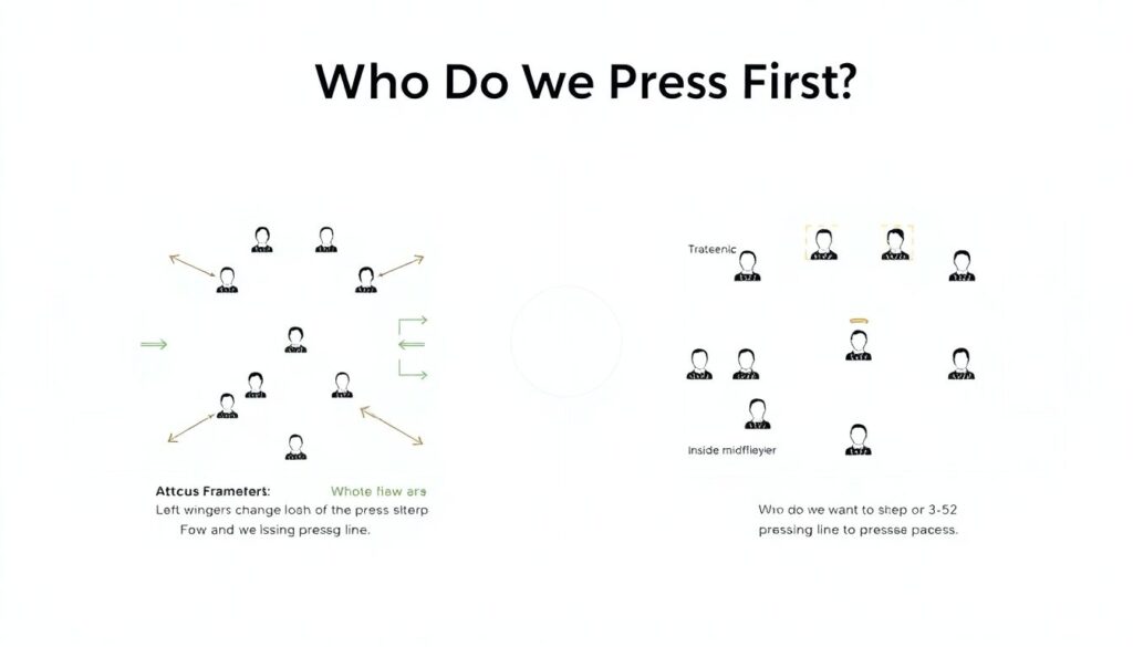 Как использовать прессинг и контрпрессинг в сменах схем - иллюстрация