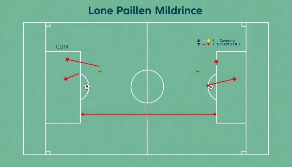 Как использовать двойную опору в середине поля - иллюстрация