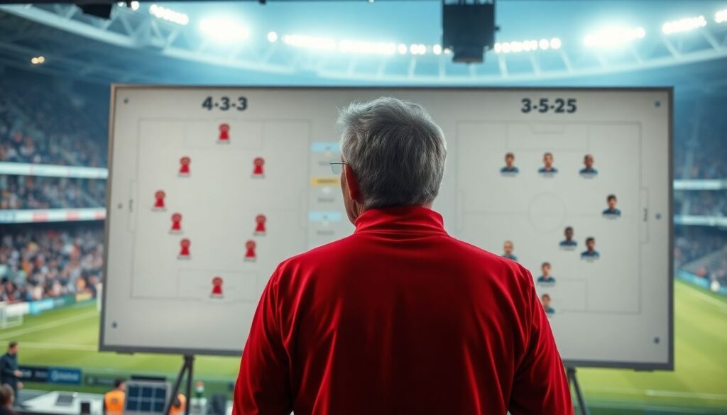 Тактическое мышление тренера: выбор схемы под матч - иллюстрация