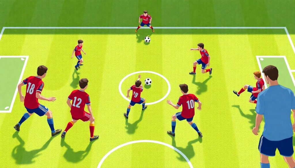 Как разворачивать атаку после смены опорной зоны - иллюстрация