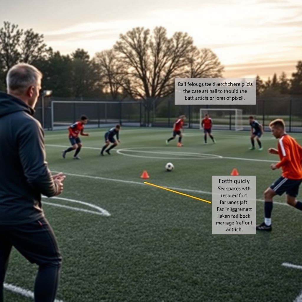 Как разворачивать атаку после смены опорной зоны в современном футболе