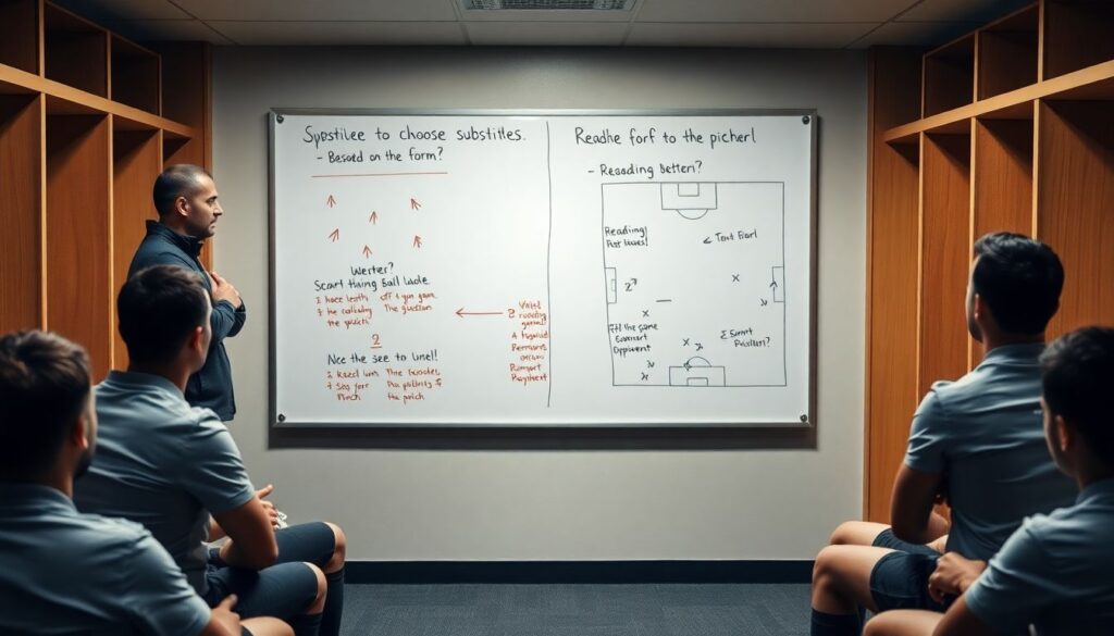 Как подбирать замену в зависимости от формы ключевых игроков - иллюстрация