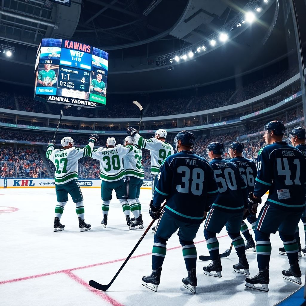 Ак Барс разгромил Адмирал 4:1 и одержал четвертую победу подряд в КХЛ