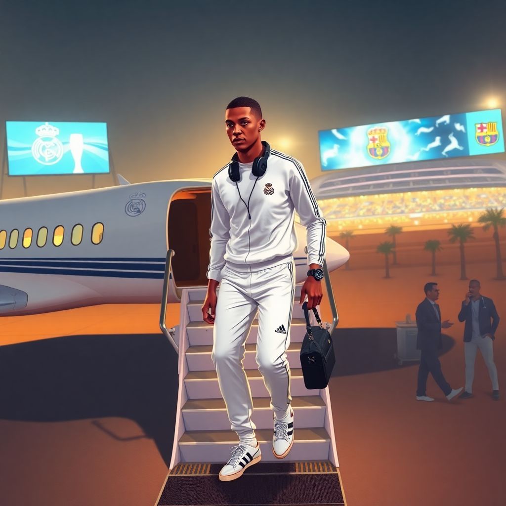 Мбаппе в финале Суперкубка Испании: «Реал» против «Барселоны» в Саудовской Аравии